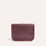 Goyard Belvedere MM Bag Burgundy - Image 3